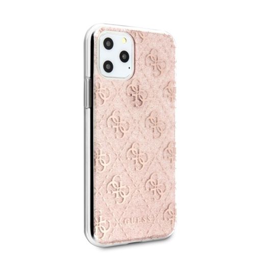 Guess 4G Glitter - Etui do iPhone 11 Pro Max (Pink) na Arena.pl