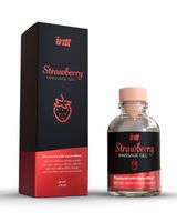 żel do masażu kissable massage gel strawberry 100 ml intt