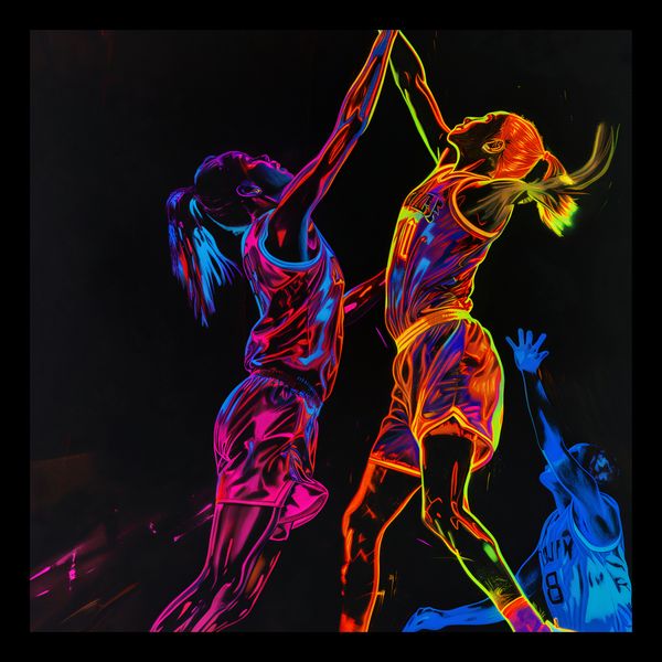 Plakat 20x20cm Mecz W Kosza zdjęcie 2