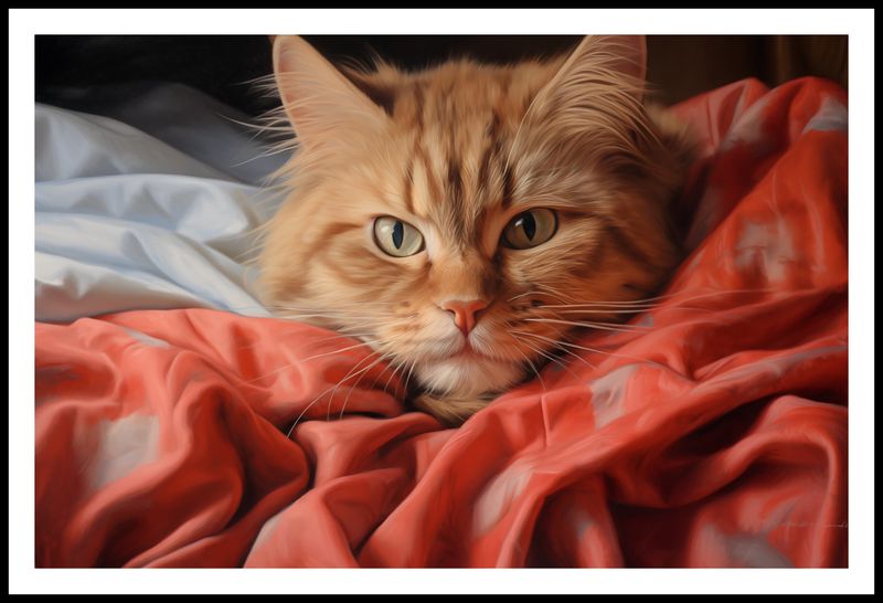 Plakat 91,5x60cm Mruczący Spokój zdjęcie 3