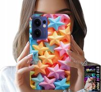 ETUI DO OPPO FIND X5 LITE - KOLOROWE GWIAZDKI GWIAZDA FUTERAŁ +FOLIA