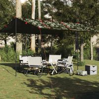 Płachta biwakowa, moro, 451x420 cm, wodoszczelna