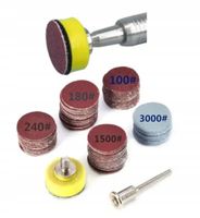 Zestaw pad polerski na rzep papier ścierny 100 szt 25 mm do mini