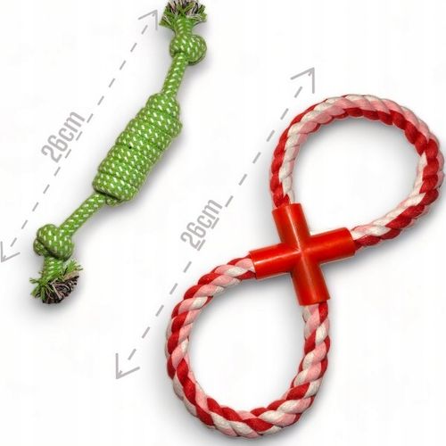 10 szt ZESTAW ZABAWEK DLA PSA SZARPAK DYSK GRYZAK PIŁKA SZNURY AKTYWNE PSY na Arena.pl