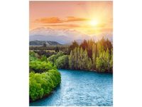 40X50CM RZEKA CLUTHA NOWEJ ZELANDII OBRAZ