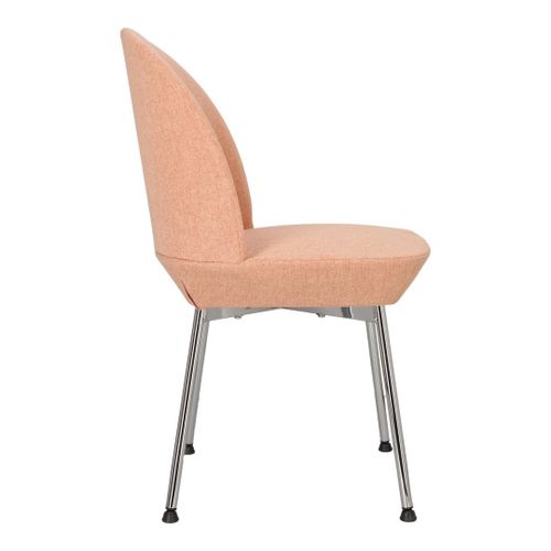 Krzesło Cloe różowe/ chrom na Arena.pl