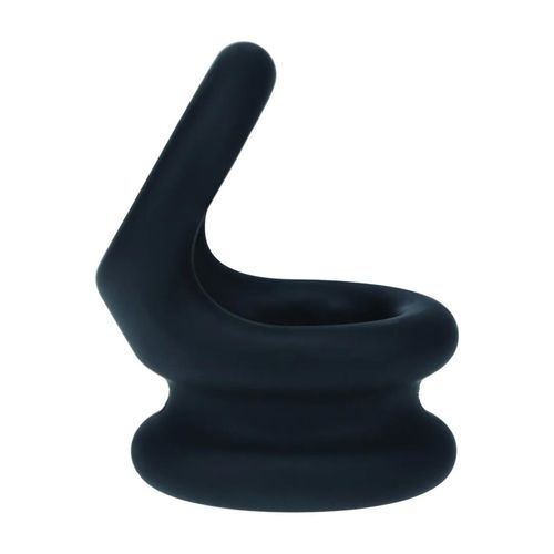 Wide Double O Silicone Cockring - S - Black na Arena.pl