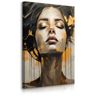 Obraz Abstrakcja Kobiecy Portret Styl Glamour Do Sypialni 50cm x 70cm