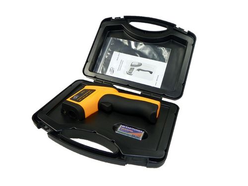 PIROMETR TERMOMETR LASEROWY BEZDOTYKOWY NA PODCZERWIEŃ EMISYJNOŚĆ -50 +750 na Arena.pl