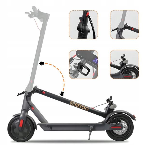 HULAJNOGA ELEKTRYCZNA 20km/h LED SKŁADANA zdjęcie 7