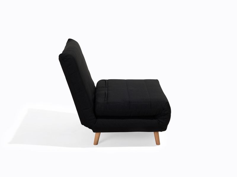 Sofa rozkładana czarna SETTEN zdjęcie 6