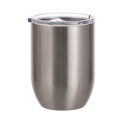 Kubek do wina 450 ml do sublimacji - srebrny zdjęcie 1