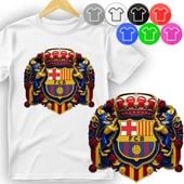 KOSZULKA DZIECIĘCA T-SHIRT - BARCELONA SPORT PIŁKA - XXXS 86-92
