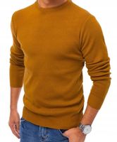 Sweter męski gładki klasyczny pod szyję XXL 2XL