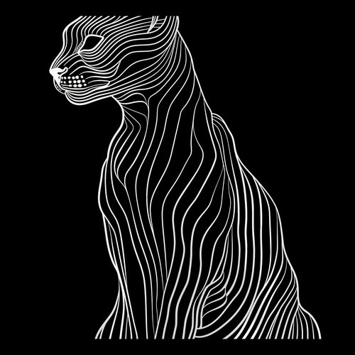 Plakat 20x20cm Minimalny Kontur na Arena.pl