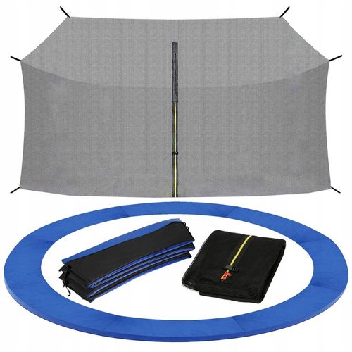 OSŁONA SPRĘŻYN + SIATKA WEWNĘTRZNA 304 - 312cm 10FT AKCESORIA DO TRAMPOLINY na Arena.pl