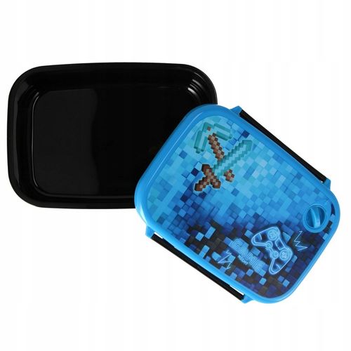 ZESTAW ŚNIADANIOWY BIDON ŚNIADANIÓWKA TRITAN 450ml BPA FREE PIXELE PAD na Arena.pl