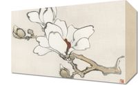 Obraz 30x20cm Magnolia, Kōno Bairei Japoński Vintage do Salonu