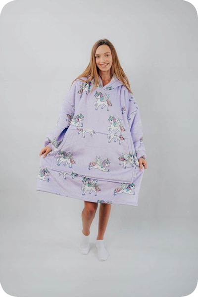 KOC BLUZA Comfy Moment Kocobluza bluzokoc Unicorn Oversize 2w1 prezent zdjęcie 12