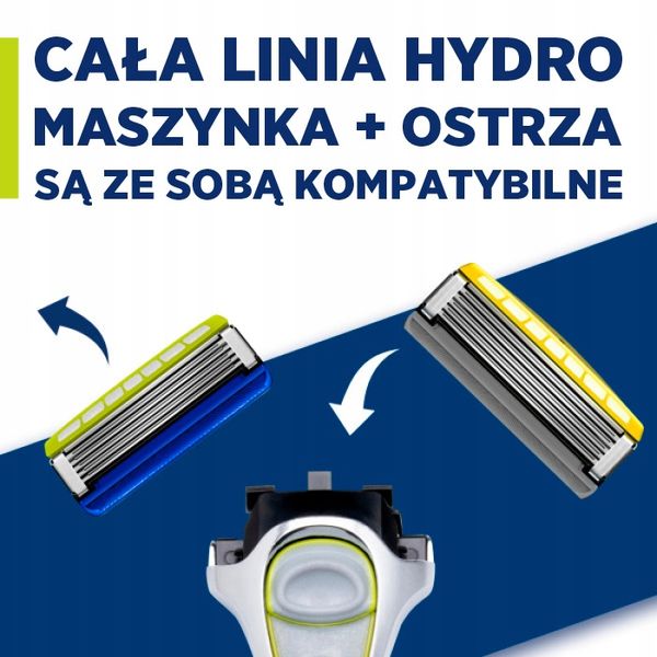 Wilkinson Hydro 5 Sensitive maszynka, 1+ 8 wkładów zdjęcie 4