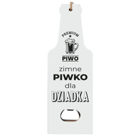 otwieracz drewniany "zimne piwko dla dziadka"