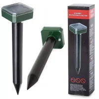 Solarny odstraszacz kretów i gryzoni wbijany w grunt