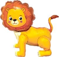 Balon Foliowy Lew 3D Stojący Gigant 54cm Dekoracja Safari Urodziny Zoo