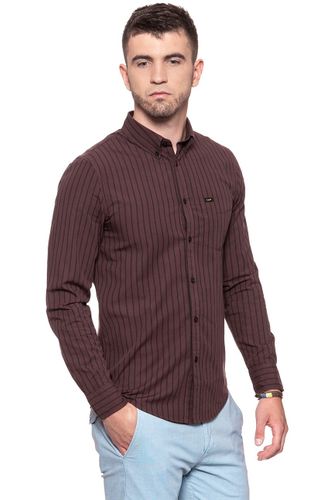 LEE BUTTON DOWN AUBERGINE L880ZMKA L na Arena.pl