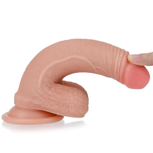 7'' dual layered platinum silicone cock na Arena.pl