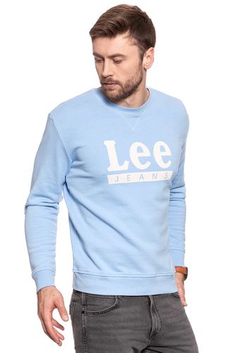 LEE BASIC GRAPHIC CREW SKY BLUE L80TJBLM XXL TAL na Arena.pl