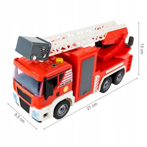 WÓŻ STRAŻACKI AUTO DO MONTAŻU STRAŻ POŻARNA 95 EL ŚWIATŁO DŹWIĘK WALIZKA na Arena.pl
