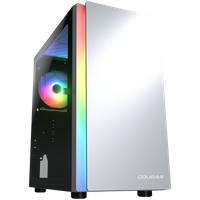 cougar obudowa purity rgb, mini tower, 1 x argb , biała