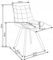 Stylowe krzesło do biura ciemno zielone loft 87 cm