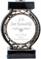 Personalizowany Znicz z Grawerem Na Wszystkich Świętych dla taty