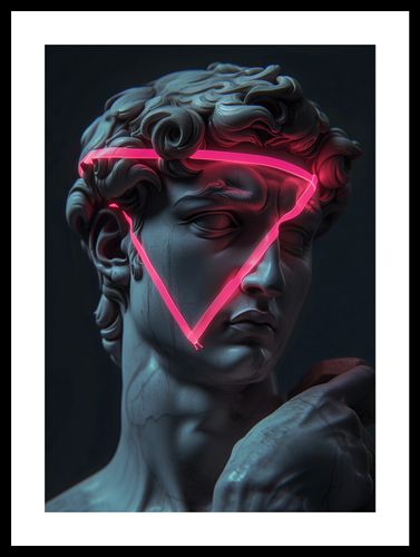 Plakat 29,7x42cm Neonowy Renesans na Arena.pl