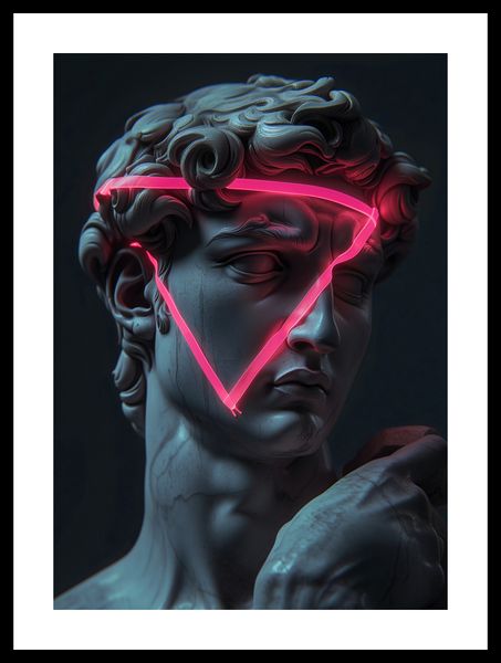 Plakat 29,7x42cm Neonowy Renesans zdjęcie 3