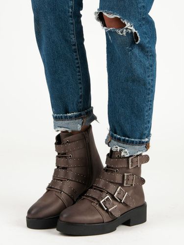 BRĄZOWE BOTKI WORKERY Rozmiar - 40 na Arena.pl