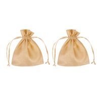 Torebki Dekoracyjne Błyszczące Zestaw 2 szt. Złote