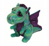 2X Zabawka miękka TY Beanie Boo's Smok Cinder 25 cm