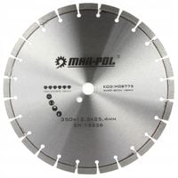 TARCZA DIAMENTOWA DO ŚWIEŻEGO BETONU ASFALTU 350X12,5X25,4mm