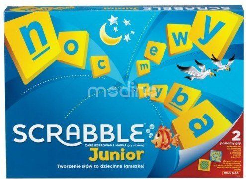 Gra Scrabble Junior Mattel Y9735 na Arena.pl