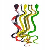 WĄŻ ŻMIJA KOBRA GUMOWY ZESTAW 6 SZTUK 13W