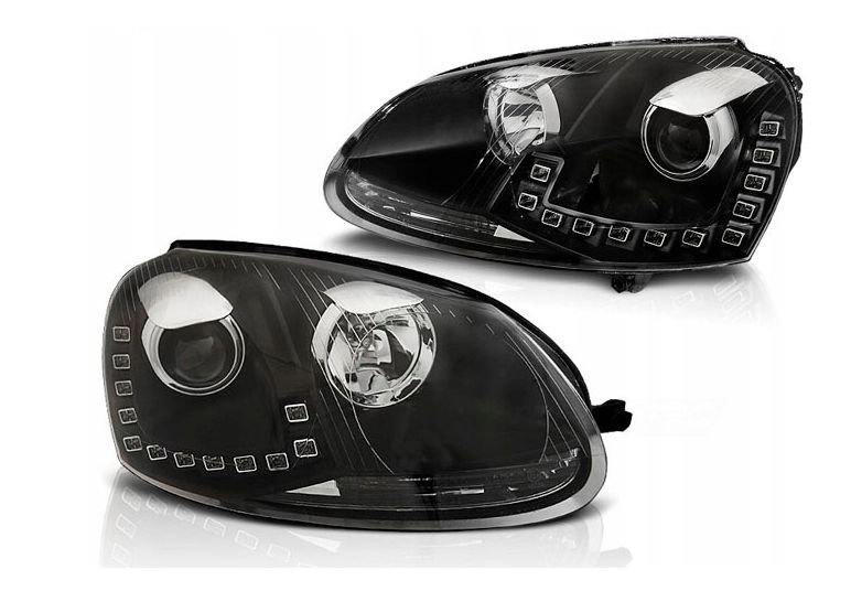 LAMPY REFLEKTORY VW GOLF V 5 03-09 Do DZIENNEJ DRL zdjęcie 2