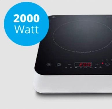 PŁYTA INDUKCYJNA NIEMIECKA KUCHENKA PRZENOŚNA MEDION 2000W TIMER 8 Progr. zdjęcie 9