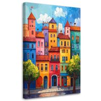 Obraz do pokoju dziecka nastolatka salonu, Abstrakcyjne kolorowe