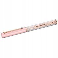 Długopis Swarovski Crystalline Gloss Kolor jasny róż, złoty Kryształki Logo