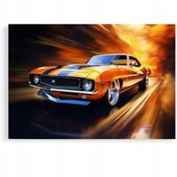2 x Obraz 90x60 samochody ford mustang shelby GT do garażu komisu warsztatu