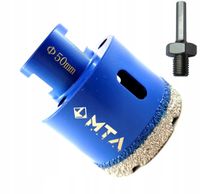 WIERTŁO DIAMENTOWE 50MM KORONKA OTWORNICA M14 GRES