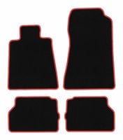 Dywaniki welurowe CARLUX-RED Mercedes C140/W140 Coupe czarne