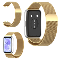 Pasek do Huawei Band 11 / Band 11 Pro bransoleta na zegarek metalowy złoty